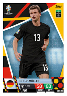 Thomas Muller Germany Topps Match Attax EURO 2024 #GER15